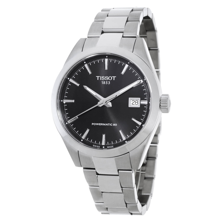 Photo: Tissot Gentleman Automatic Black Dial Watch T165.807.11.051.00