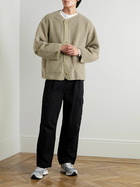 OrSlow - M-65 Fish Tail Cotton-Blend Fleece, Shell and Canvas Jacket - Green