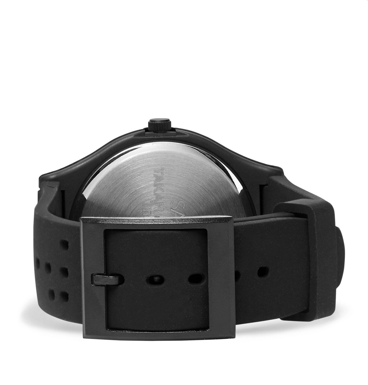 TAKAHIROMIYASHITA TheSoloist. - Everyday Rubber Watch - Black