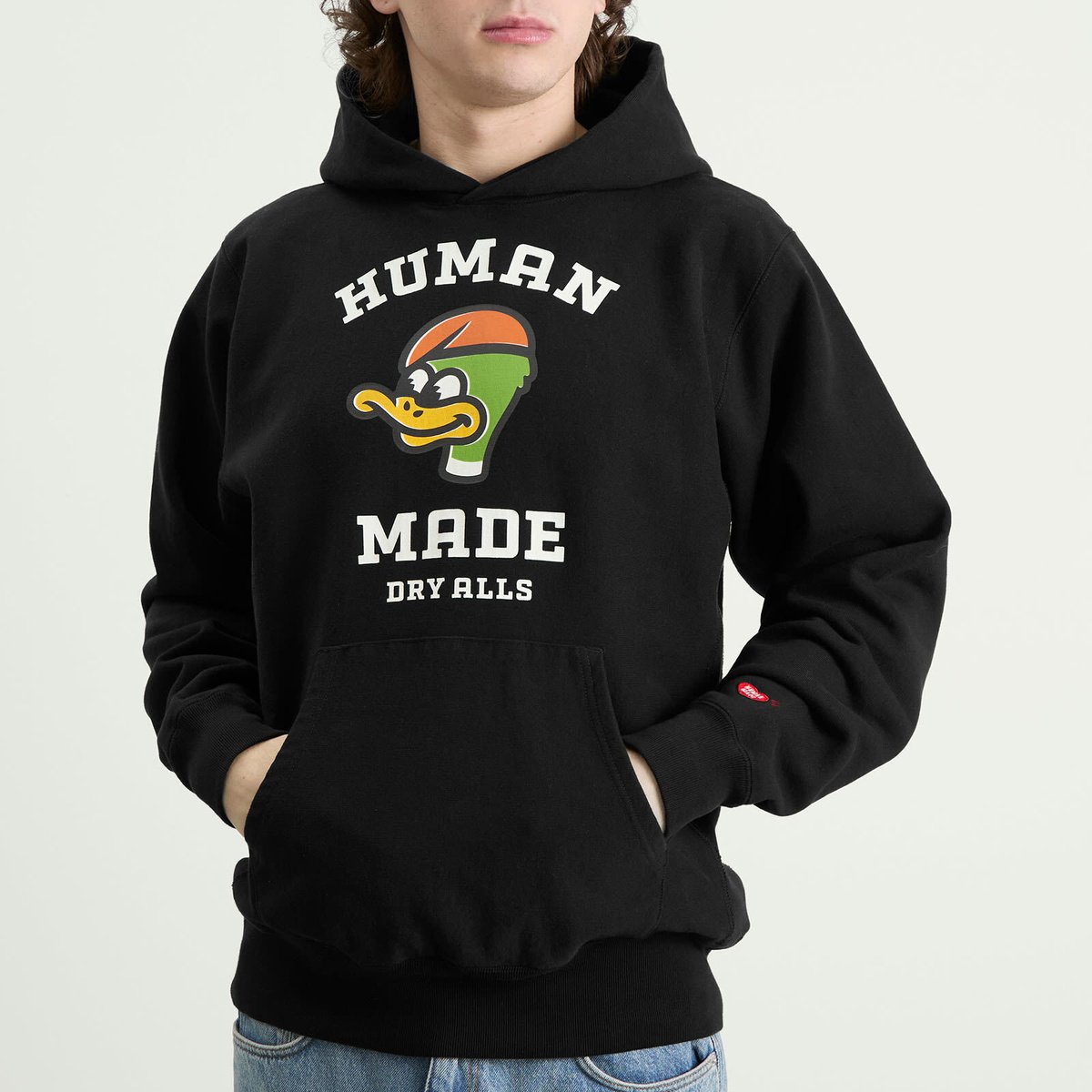 HUMAN MADEダッグ　パーカー Human Made Men's Duck Head Heavyweight Hoodie in Black Human Made
