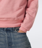 Auralee Cotton, wool, and silk sweatshirt