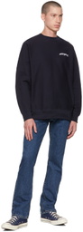 Cowgirl Blue Co Navy Embroidered Sweatshirt