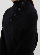 Atlein Asymmetrical Neck Sweater Dress