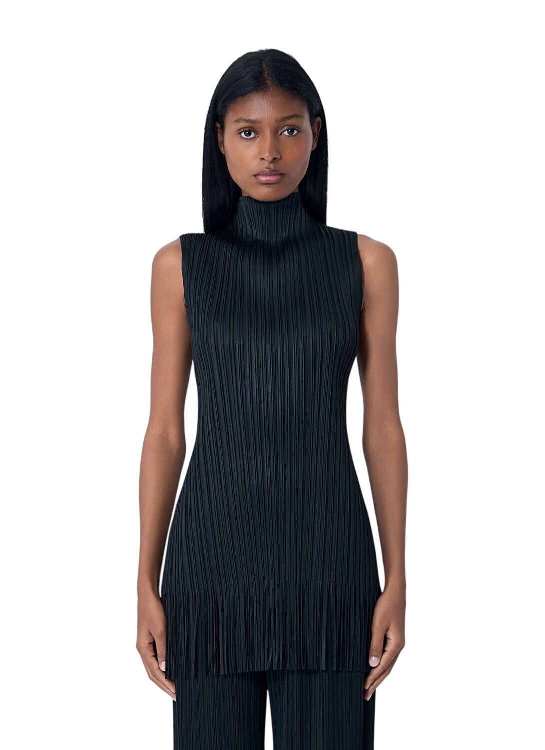 Pleats Please Issey Miyake Women's Long Sleeve Pleats Crew Top in