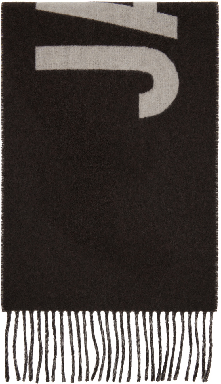 JACQUEMUS Brown Les Classiques 'L'écharpe Jacquemus' Scarf