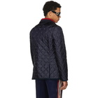 Gucci Blue Bee Quilted Jacket