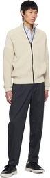 BOSS Navy Tapered Trousers