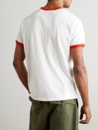 Vilebrequin - Partisol Logo-Print Cotton-Jersey T-Shirt - White