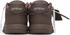 Off-White Brown 'Out Of Office' Molded Sneakers