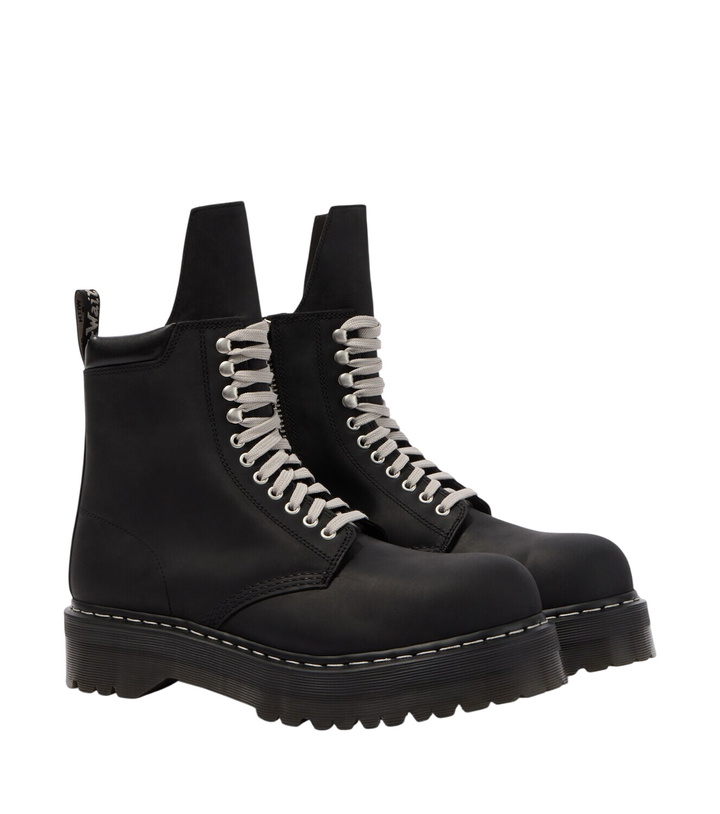 Photo: Rick Owens x Dr. Martens Quad leather platform ankle boots