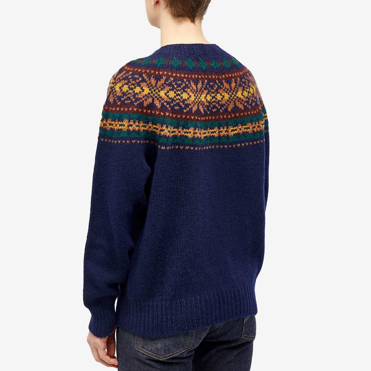 Howlin by Morrison Men's Howlin' Fragments of Light Yoke Crew Knit in ...
