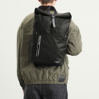 Eastpak Up Roll Backpack in Tarp Black Reflect 