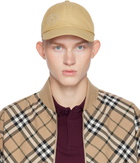 Burberry Beige EKD Cotton Blend Baseball Cap
