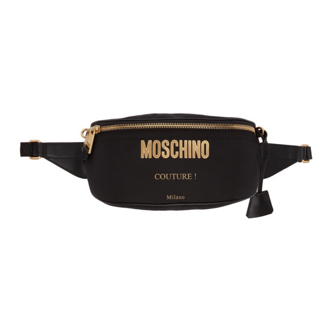 Photo: Moschino Black Couture Fanny Pack
