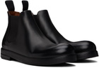 Marsèll Black Zucca Zeppa Beatle Chelsea Boots
