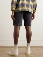 Remi Relief - Straight-Leg Cotton-Blend Corduroy Shorts - Black