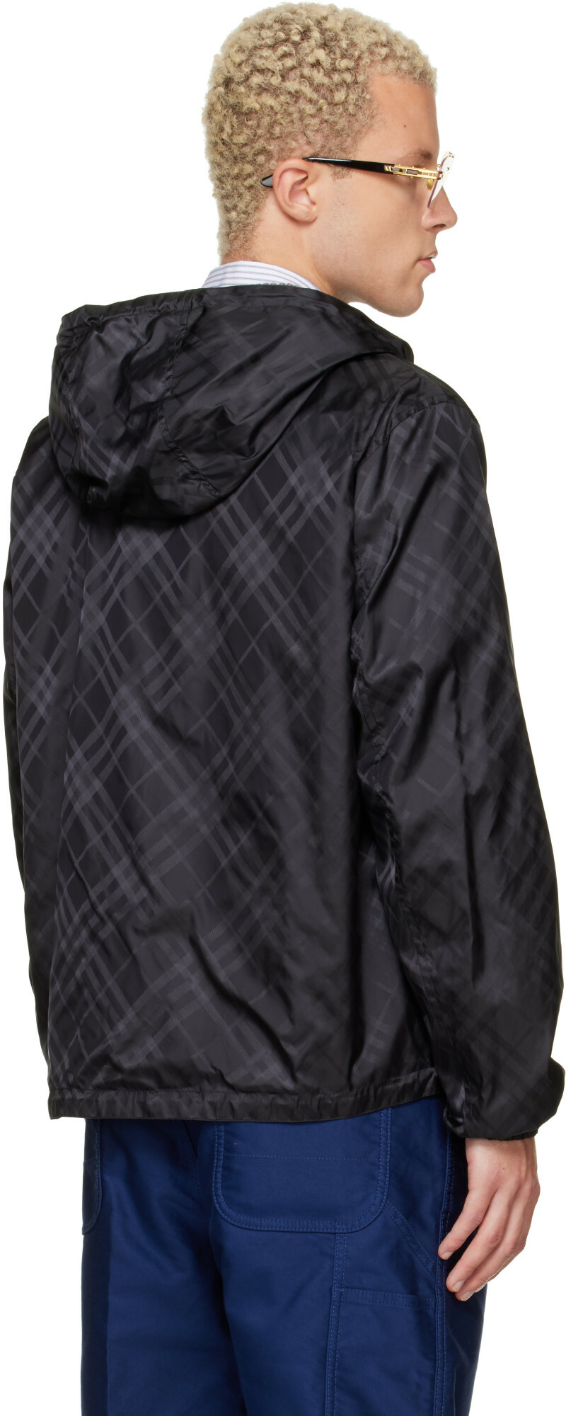 Burberry Black Check Reversible Jacket