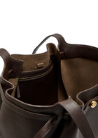 Tory Burch Romy Grained Leather Tote bag - Dark Brown - One Size