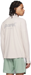 Parel Studios Off-White Half-Zip Sweatshirt