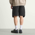 Umbro by Slam Jam Men's Shinguard Canvas Short in Carbon Black