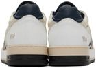 Rhude White & Navy Racing Sneakers