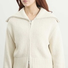 Samsøe Samsøe Women's Sajasmin Zip Up Jacket in Bone White