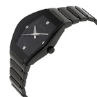 Bulova Gemini Quartz Diamond Black Dial Mens Watch 98D177