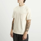 Snow Peak Men's Recycled Cotton Heavy T-Shirt in Oatmeal