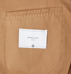 Boglioli - Slim-Fit Unstructured Stretch-Cotton Drill Suit Jacket - Brown