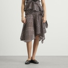 Damson Madder Women's Parker Sash Skirt in Dark Brown