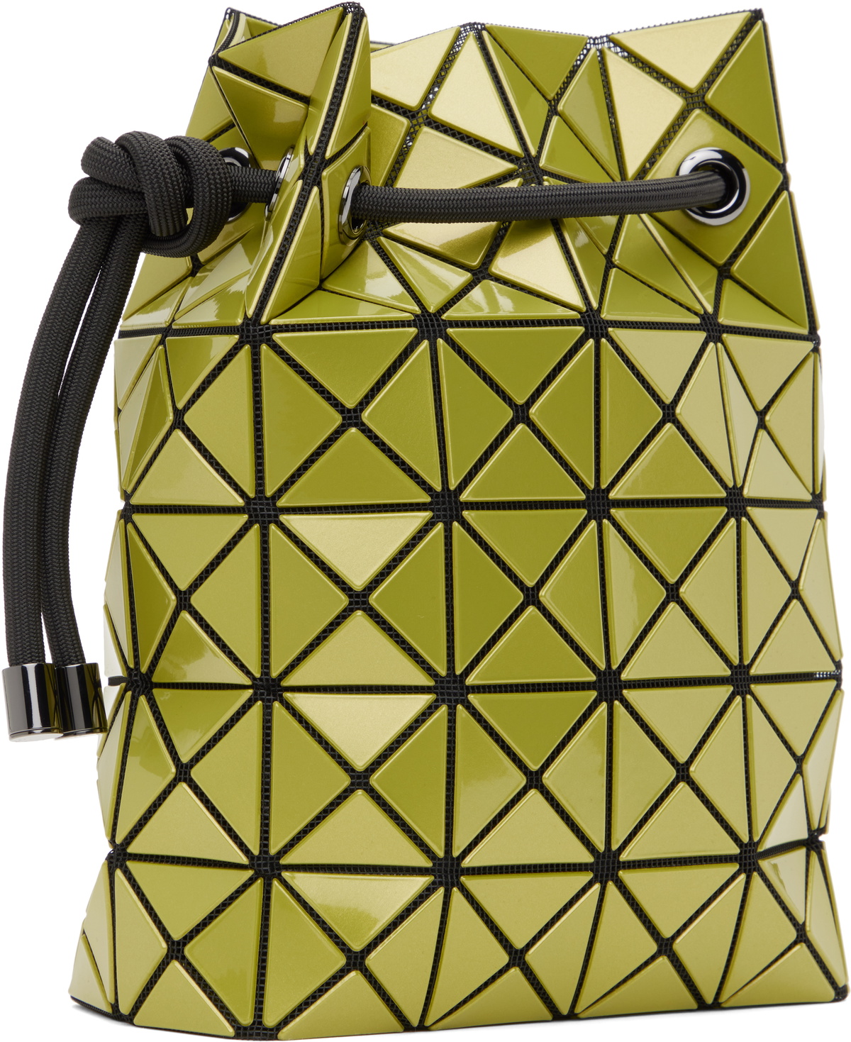 BAO BAO ISSEY MIYAKE Yellow Wring Gloss Bag Bao Bao Issey Miyake