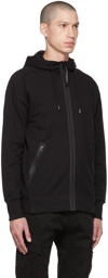 C.P. Company Black Goggle Hoodie