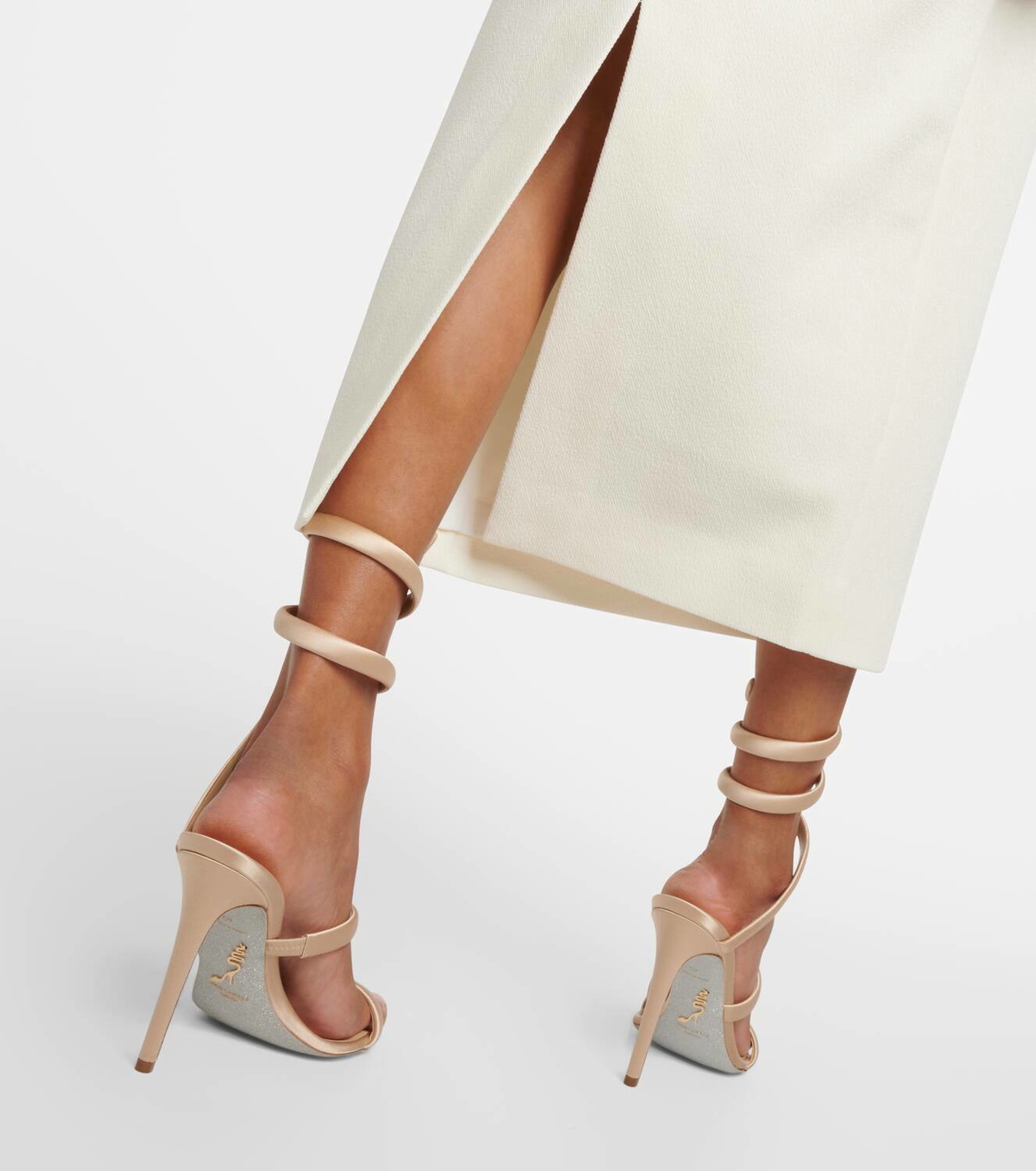 Emilia Wickstead Bridal Blaine caped midi dress