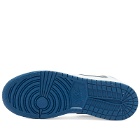 Air Jordan 1 Mid SE GS Sneakers in White/Industrial Blue/Sail