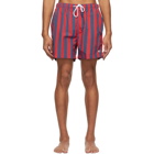 Solid and Striped Red and Blue The Classic Stripe Swim Shorts