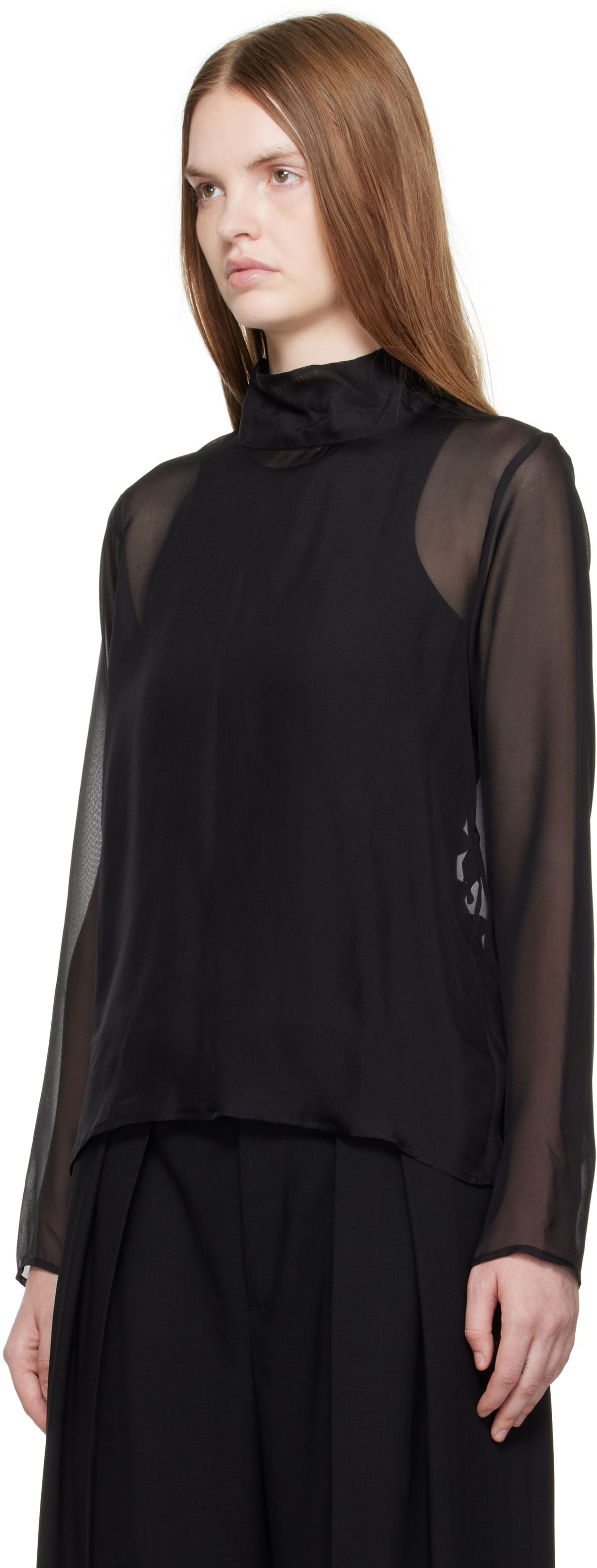 La Collection Black Clarice Blouse