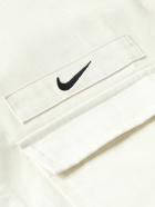Nike - Life Logo-Embroidered Cotton Shirt - Neutrals