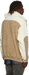 Y/Project Beige & Off-White Clip Shoulder Sweater