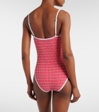 Jade Swim Layla gingham swimsuit