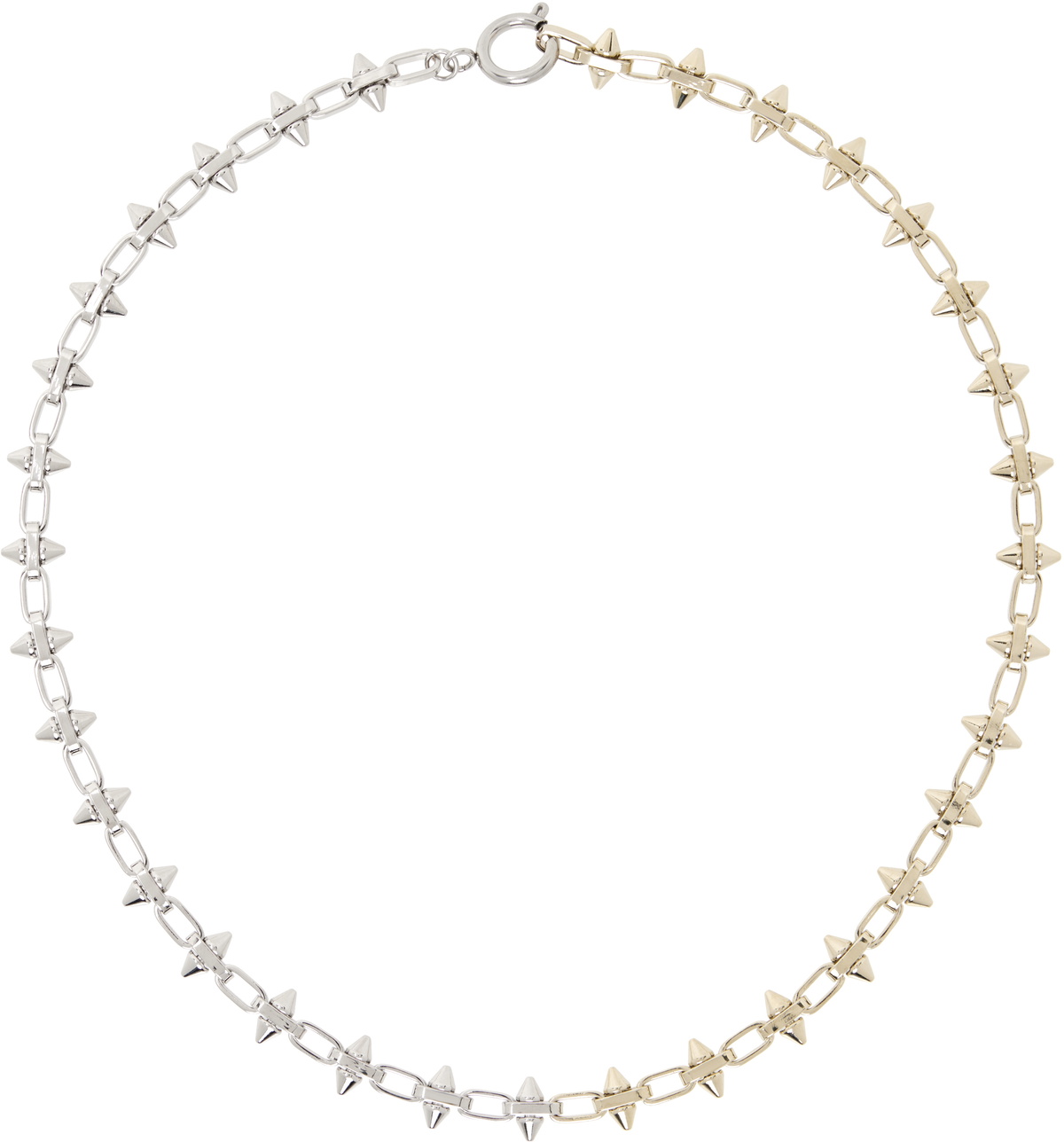 Justine Clenquet Silver & Gold Nomi Necklace Justine Clenquet