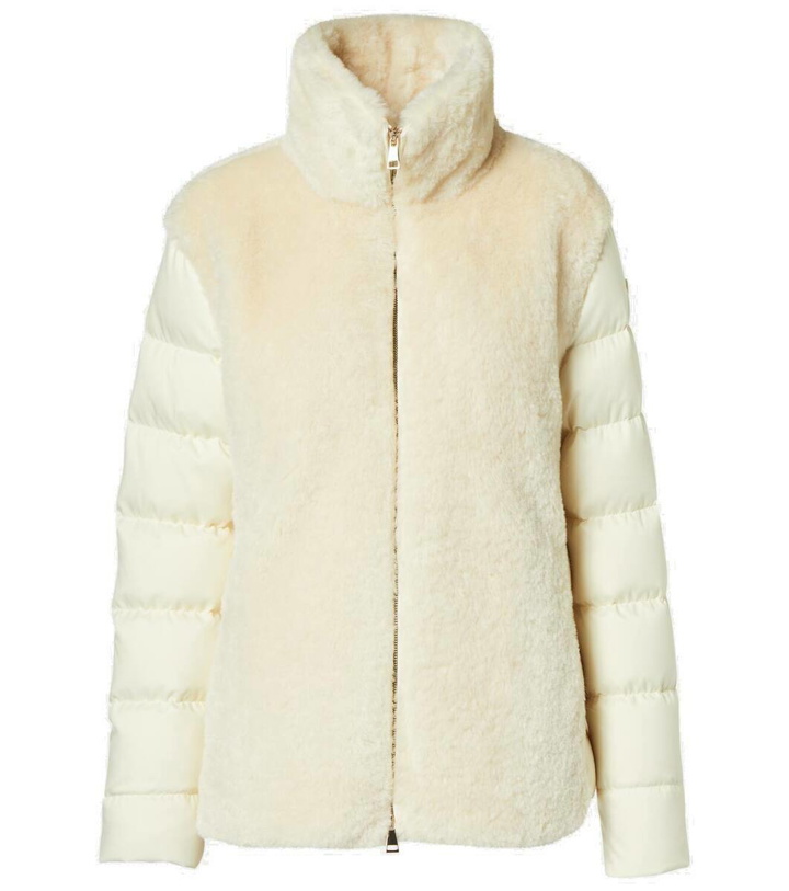 Photo: Moncler Oiron faux shearling down jacket