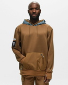 The North Face Tnf X Project U Dot Knit Double Hoodie Brown - Mens - Hoodies