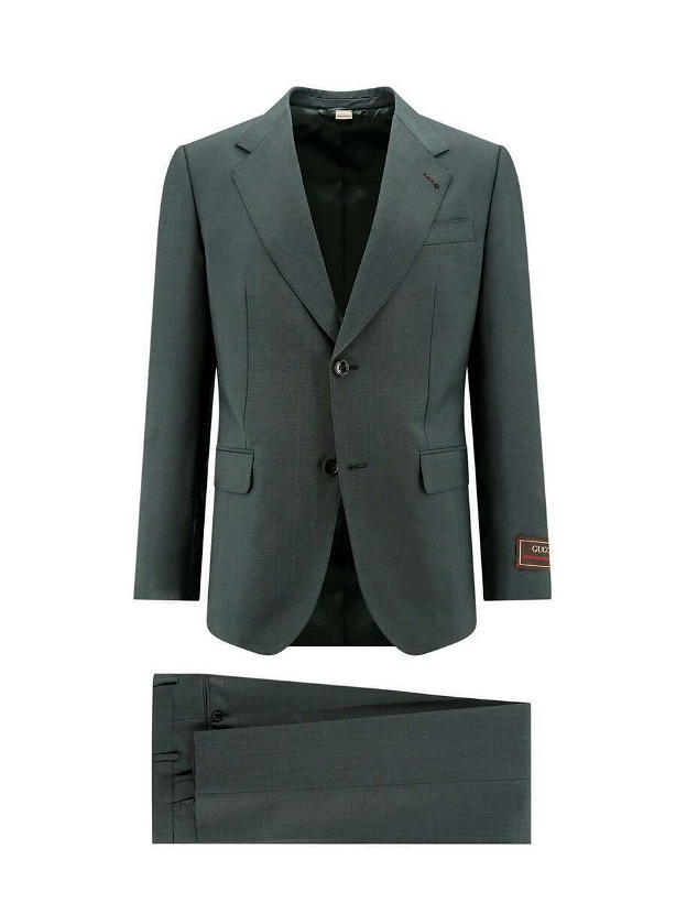 Photo: Gucci   Suit Green   Mens