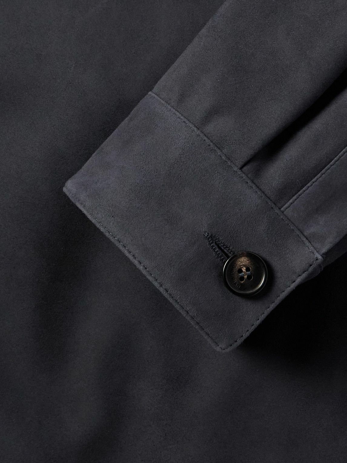 Loro Piana - Suede Overshirt - Blue