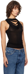 Paloma Wool Black Oliveti Tank Top