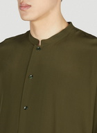 Saint Laurent - Mid Sleeve Shirt in Khaki