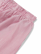 Sunspel - Striped Cotton Boxer Shorts - Pink
