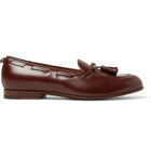 Gucci - Loomis Leather Tasselled Loafers - Men - Brown