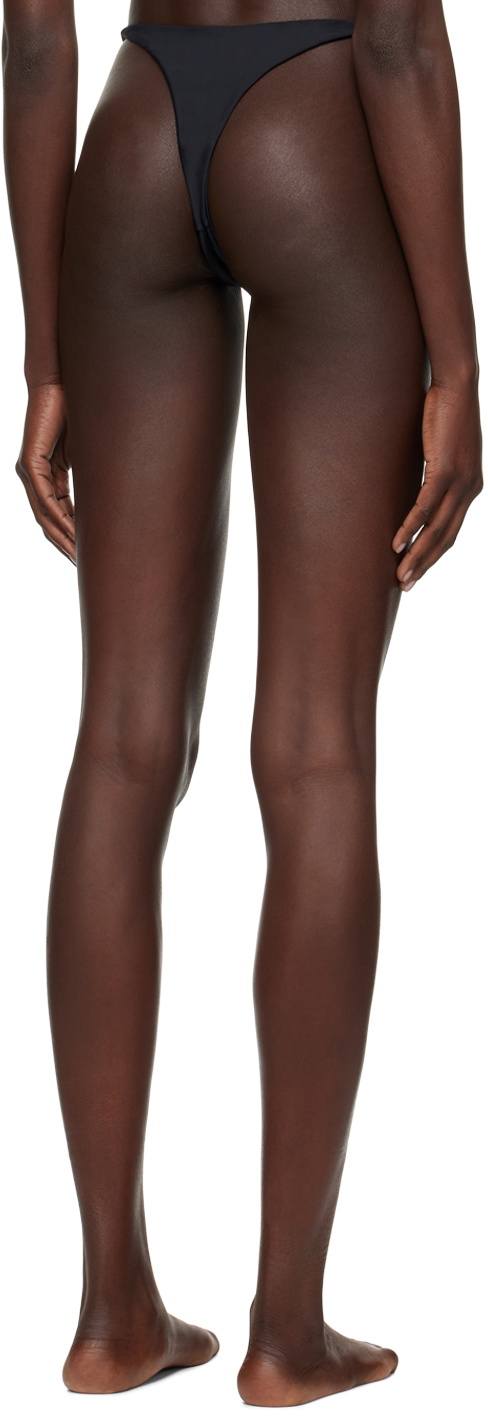 CDLP Black Tanga Bikini Bottoms
