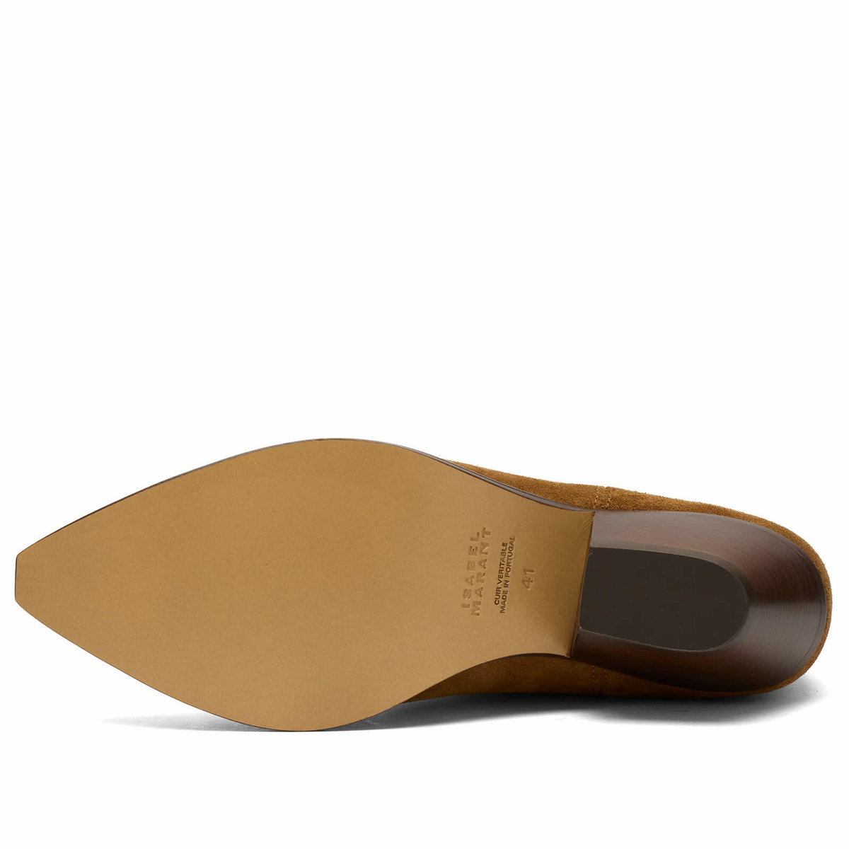 Isabel Marant Women's Duerto Suede Cowboy Boots in Cognac